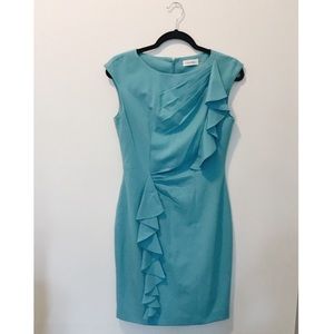 Calvin Klein Ruffle Dress