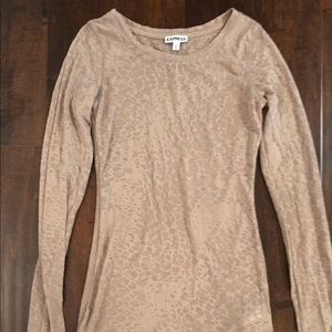 Express Snakeskin Long Sleeve Tee