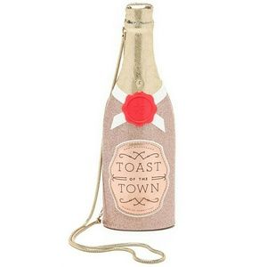 NWT, Kate Spade Champagne Bottle Clutch