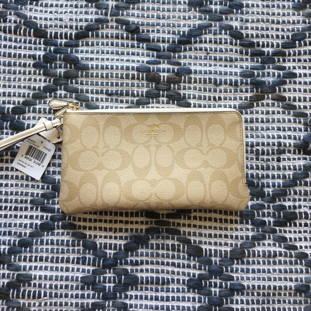 Coach Double Zip Wallet