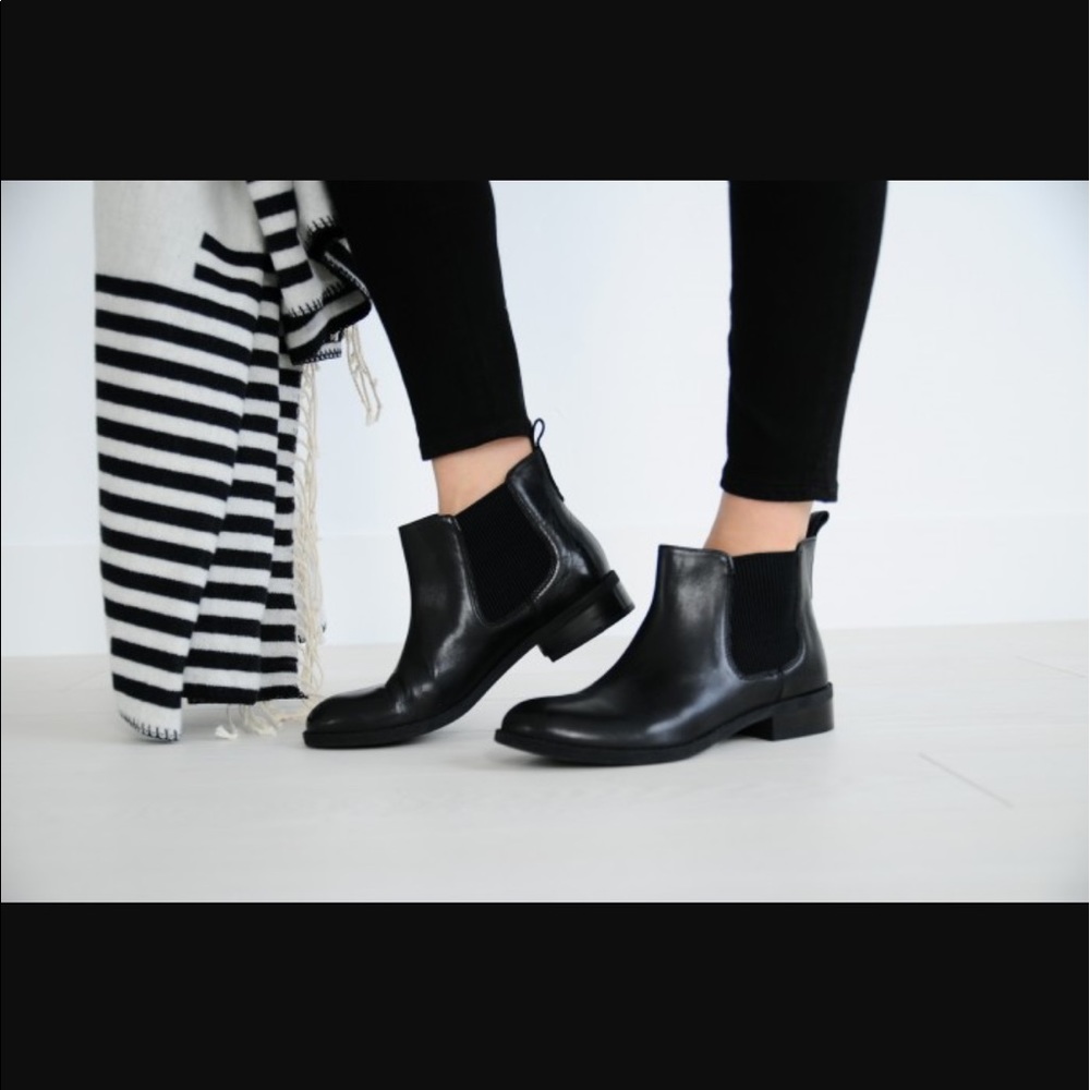Clarks leather Chelsea boot, 'Pita Sedona' sz 7