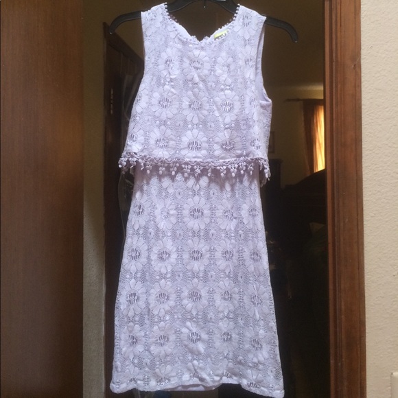 Lilac short sleeve dress - Picture 1 of 3