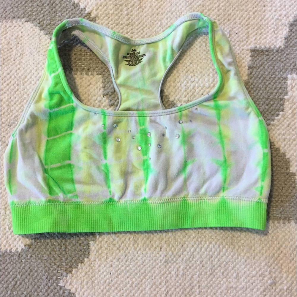 Justice girls sports bra
