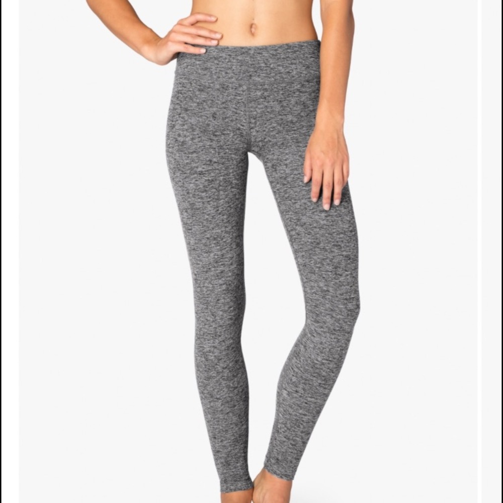 Beyond Yoga Essential Leggings in Spacedye (b/w)