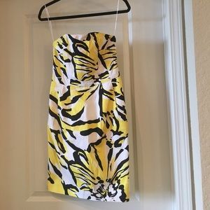 Express strapless dress