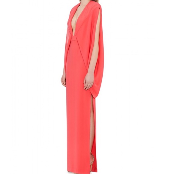 🔸HP🔸NWT AQ/AQ 💋 DEEP PLUNGE MAXI DRESS - Picture 2 of 3