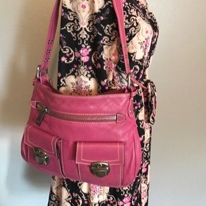 Marc Jacobs Sophia pink leather shoulder bag