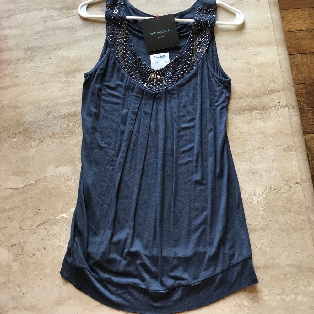 Cynthia Rowley Navy Top