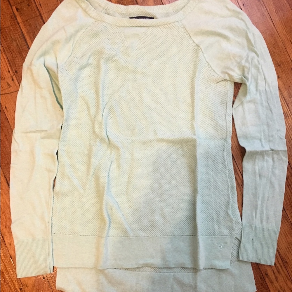 Turquoise sweater top
