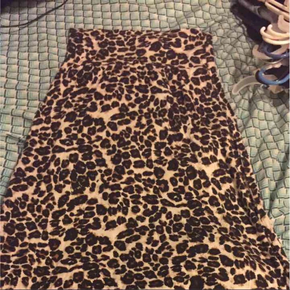 Cheetah maxi skirt