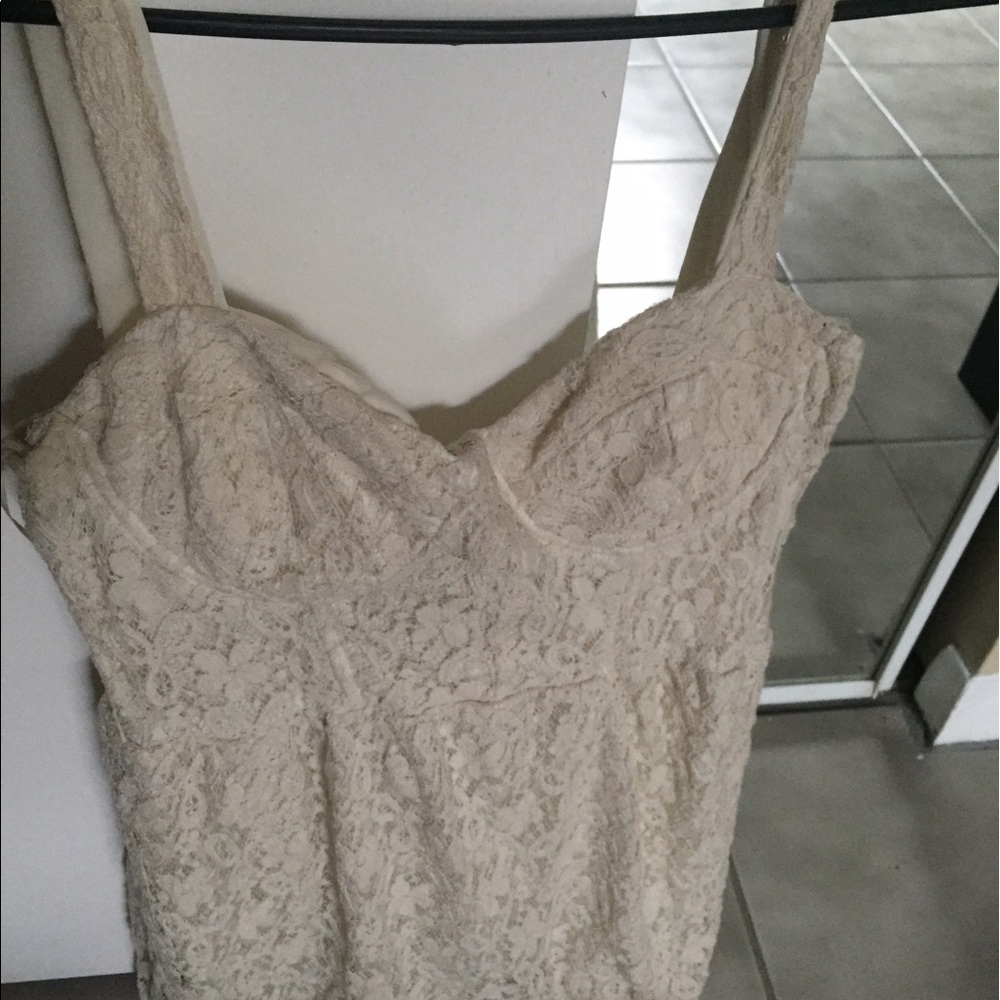 Ivory lace dress