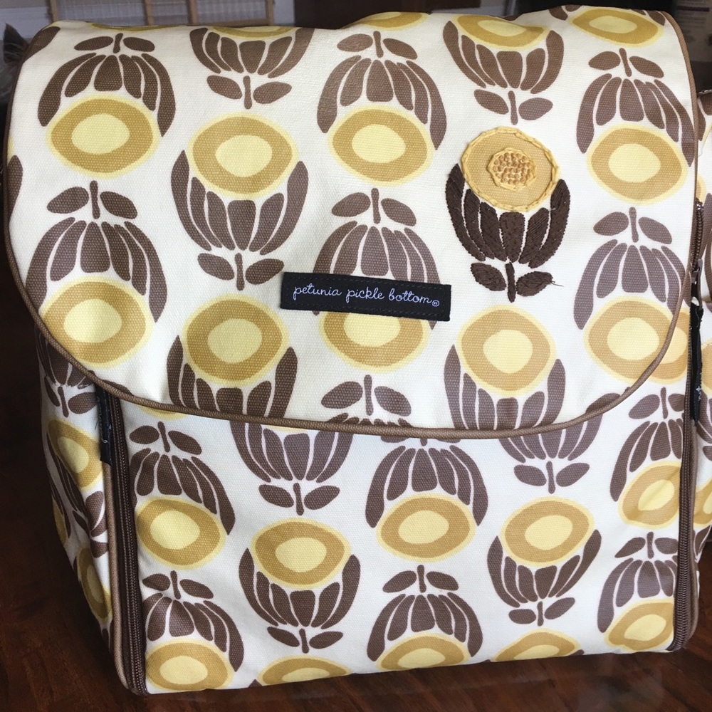 Petunia Pickle Bottom glazed diaper bag