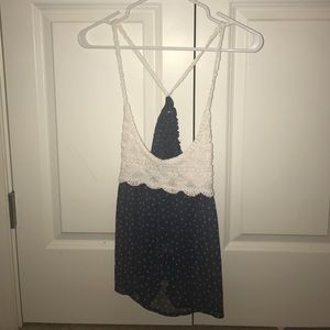 Hollister back cross tank