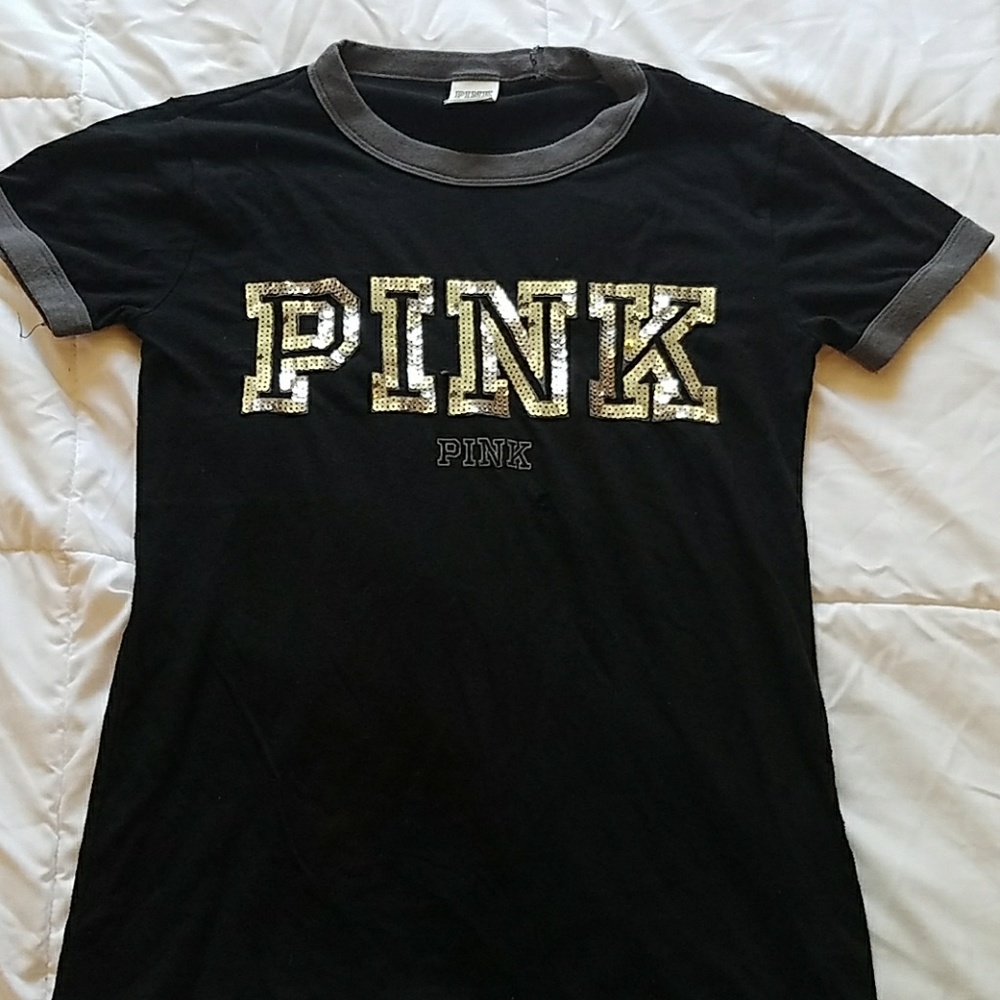 Pink Victoria's secret t-shirt