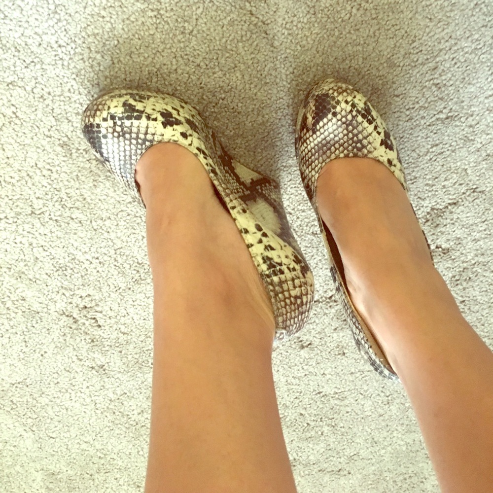Snake skin heels