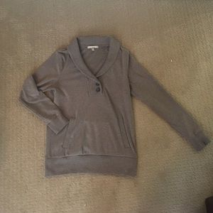 Banana Republic taupe pullover cardigan