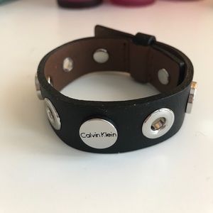 Calvin Klein leather bracelet