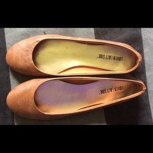 Lower East side ballet flats – cognac