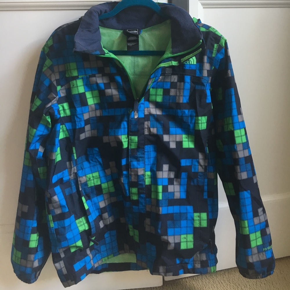 North face boys rain jacket