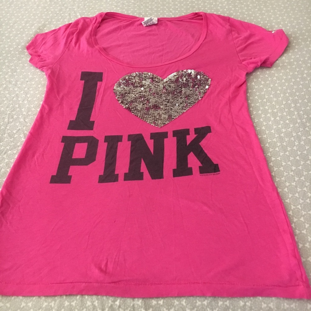 I love pink shirt