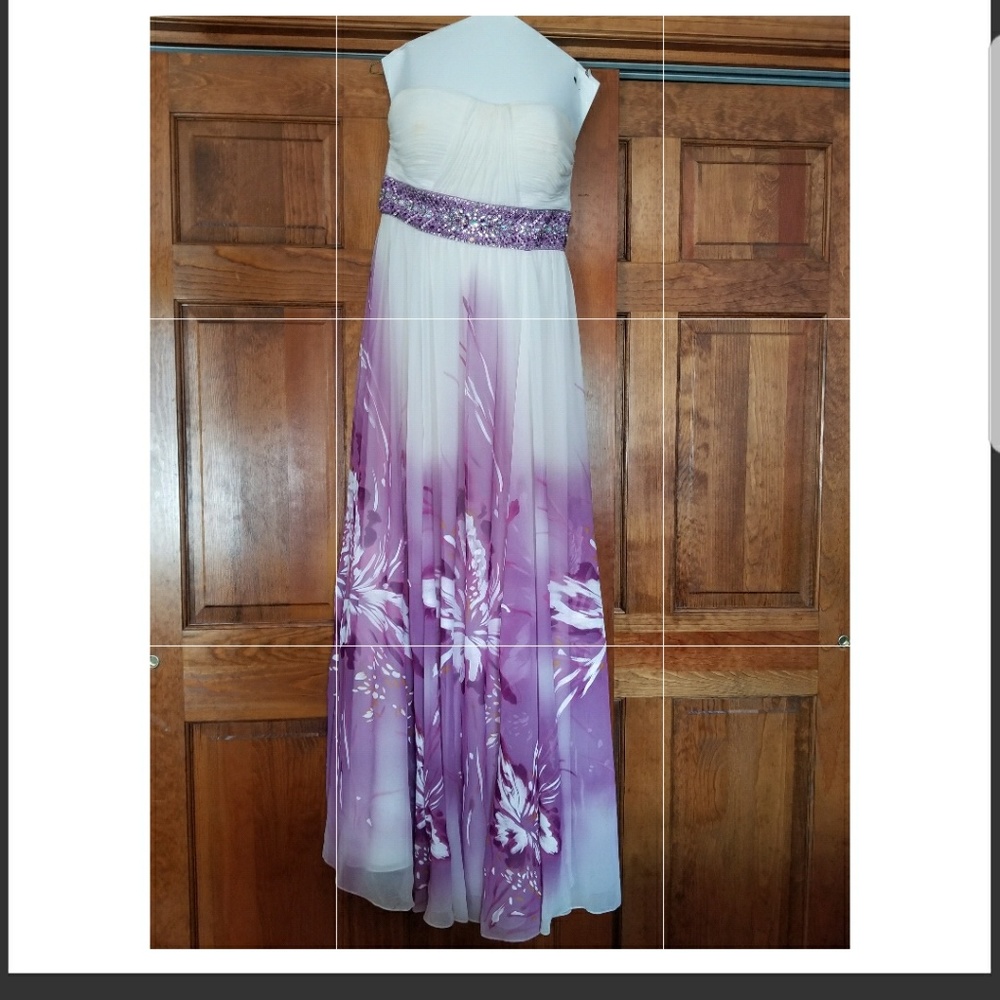Hand Painted Flower dress