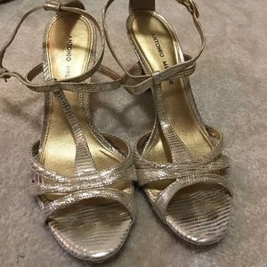 Gold Antonio Melani Heels