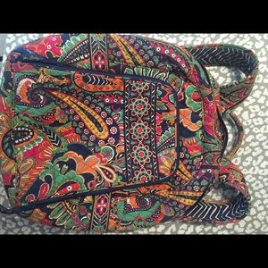 Vera Bradley Laptop Backpack - Venetian Paisley