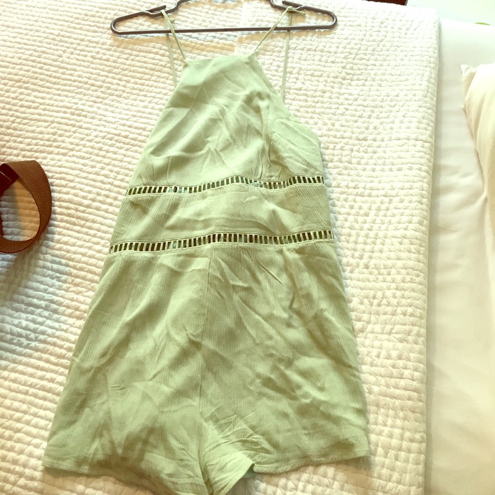 Light green romper
