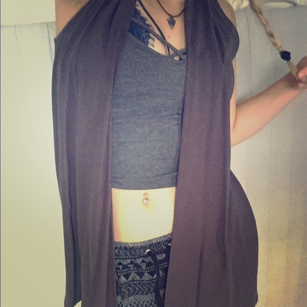 Hippie camisole. Grey. Super cute.