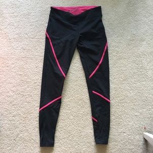 Pink and Black Victoria Secret Sport Leggings