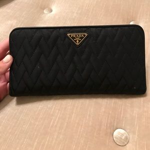 Prada Quilted Nylon Wallet