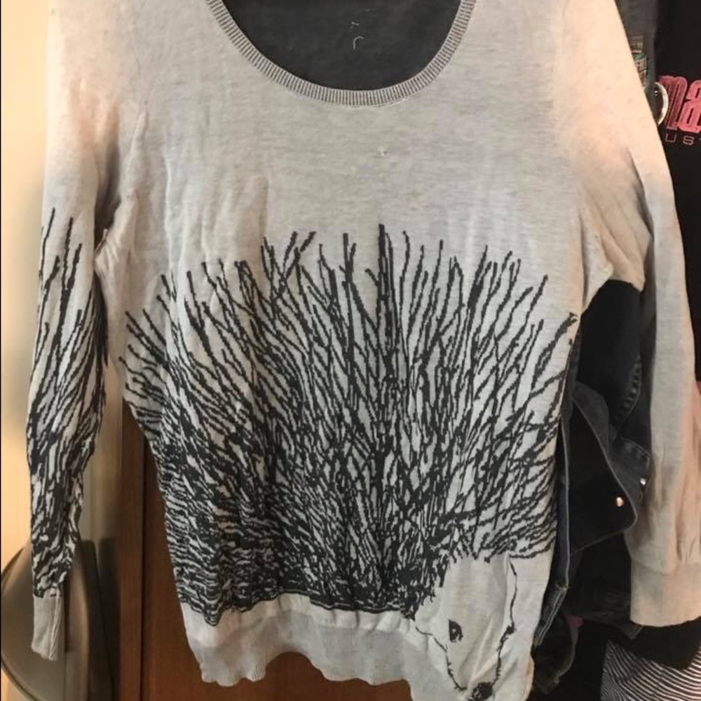 anthropologie hedgehog sweater