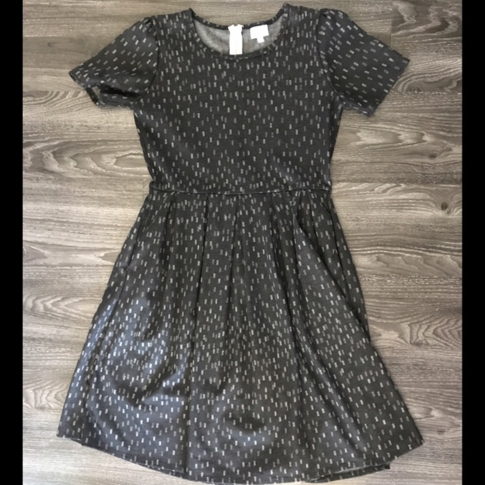 Black & Gray Lularoe Amelia