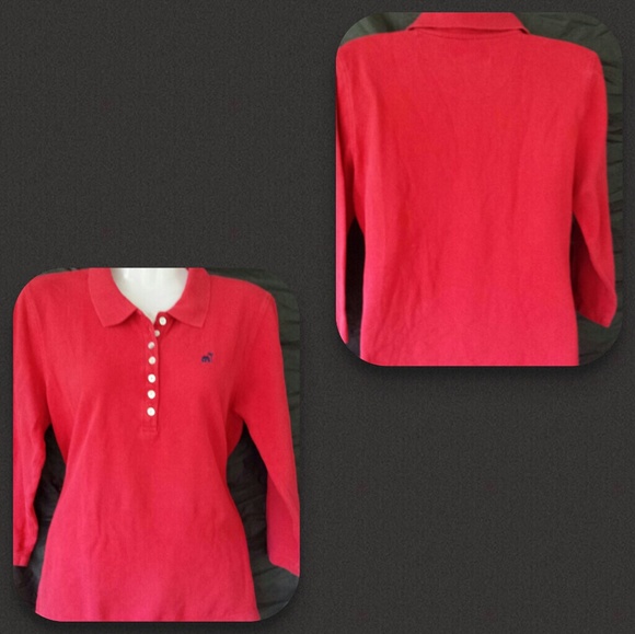 Caribbean Joe Three Quarter Sleeve Polo Shirt - Picture 2 of 4