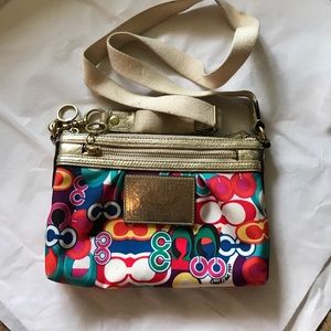 Coach Poppy Colorful Crossbody