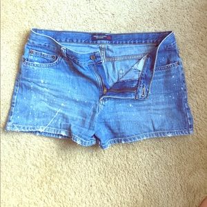 American Eagle distressed Jean shorts.