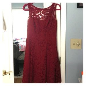 Make an Offer! David's Bridal short lace high neck