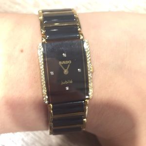 Rado Jubile diamond and yellow gold watch