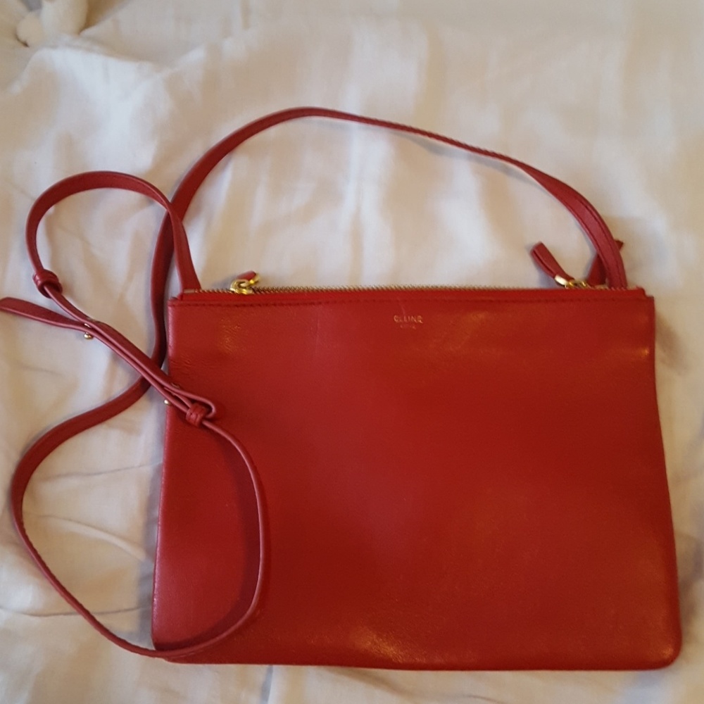 Trio Bag in Red