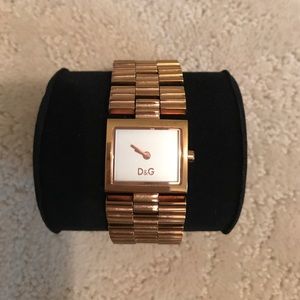 Dolce and Gabbana rose gold watch