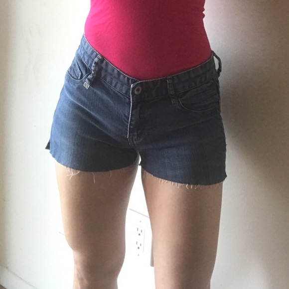 A/X Armani Exchange Denim Stretch Shorts 2 26 - Picture 2 of 4