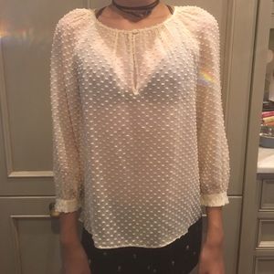 Sheer blouse by John Crew
