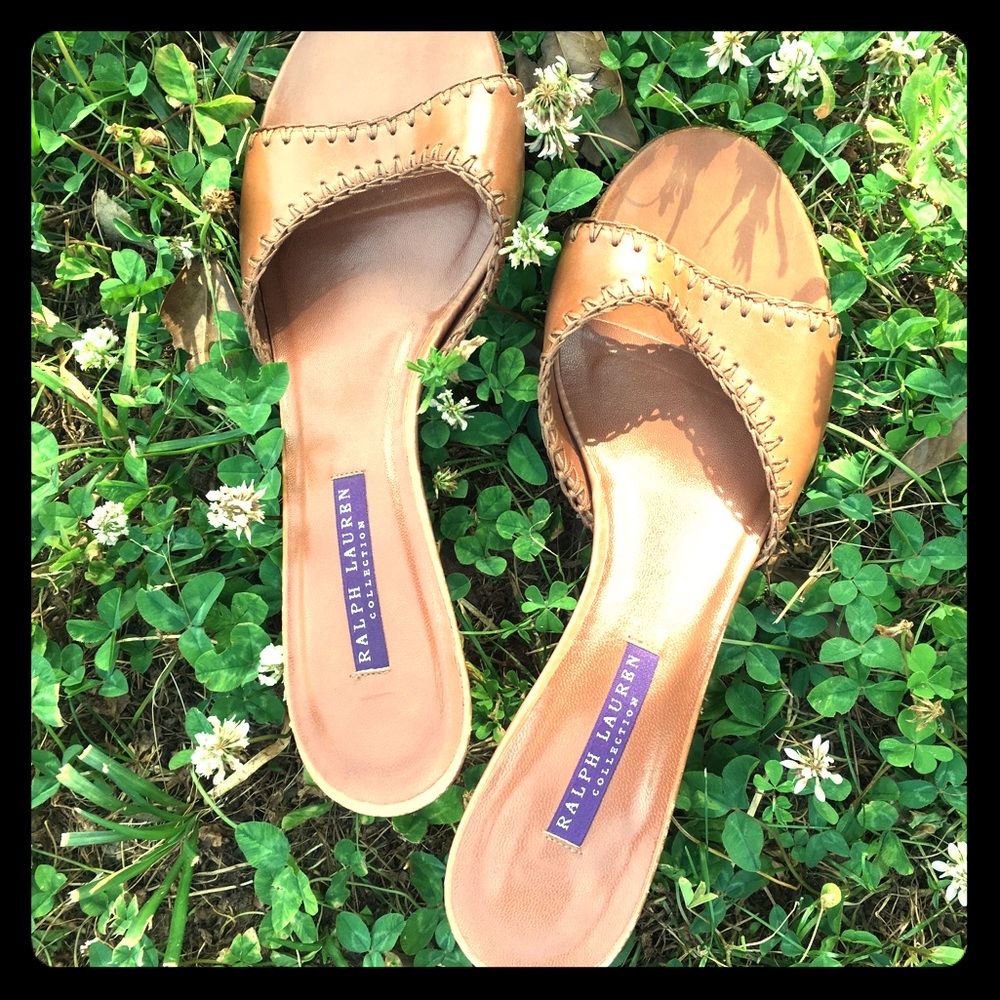 Ralph Lauren Collection Leather Sandals Italy