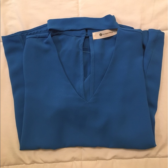 Bright blue blouse - Picture 6 of 7