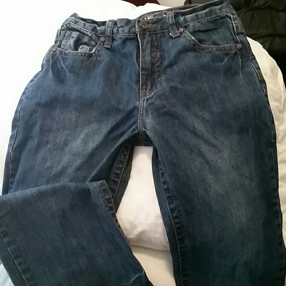 Juniors flared leg jeans