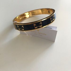 NWT 🆕 Kate Spade cool cat hinged bangle bracelet