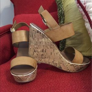 Mossimo cork wedges size 7.5