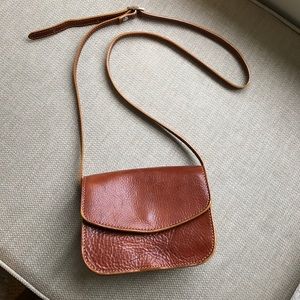 Brown Leather Crossbody
