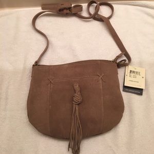 Lucky brand Carmen leather suede bag