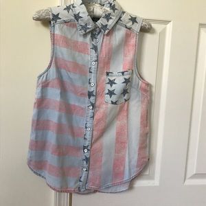BDG (urban outfitters) American Flag top